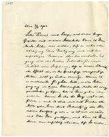 Lettera di  BENNDORF