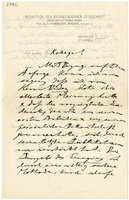 Lettera di  KRUMBACHER