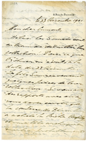 Lettera di  VAN BRANTEGHEM