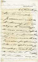 Lettera di  VAN BRANTEGHEM