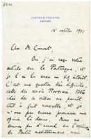 Lettera di  MUNRO