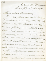 Lettera di  VAN BRANTEGHEM