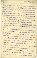 Lettera di  PARMENTIER