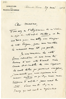 Lettera di  POTTIER