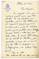 Lettera di  BASSI