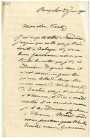 Lettera di  CUMONT