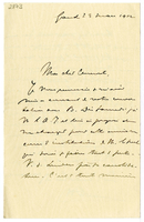 Lettera di  PIRENNE