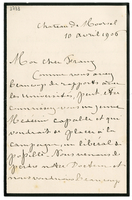 Lettera di  CUMONT