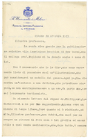 Lettera di  CASTIGLIONI