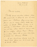 Lettera di  MILLET