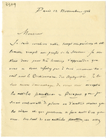 Lettera di  SAGLIO