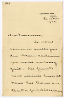 Lettera di  MUNRO