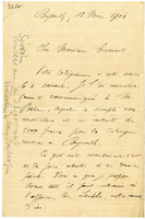 Lettera di LAMMENS