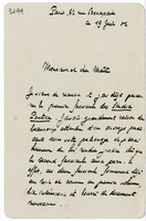 Lettera di  JALABERT