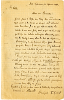 Lettera di  PARMENTIER