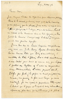 Lettera di  PARMENTIER