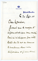 Lettera di  CARTON DE WIART