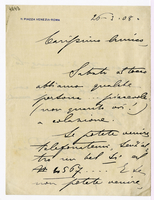 Lettera di  RICCI