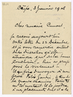 Lettera di  GAUDIN