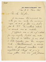 Lettera di  DUSSAUD