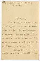 Lettera di  DUFOURCQ