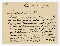 Lettera di  BAILLY