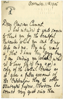 Lettera di  BURNETT