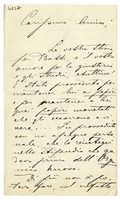 Lettera di  RICCI