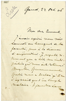 Lettera di  PIRENNE