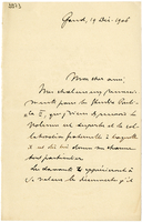 Lettera di  PIRENNE