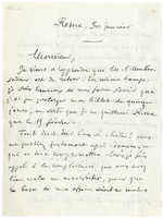 Lettera di  DE MOUCHERON