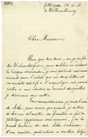 Lettera di  SPELEERS