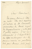 Lettera di  GSELL