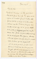 Lettera di  PARMENTIER