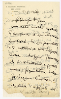 Lettera di  GABRIELI