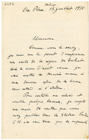 Lettera di  DE JERPHANION