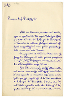 Lettera di  MARINELLI