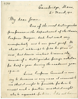 Lettera di  SMYTH