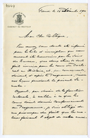 Lettera di VAN DE BRABANDERE