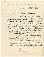 Lettera di  GRONAU