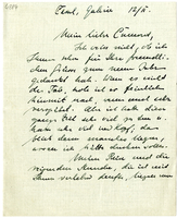 Lettera di  GRONAU