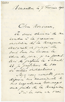 Lettera di BEYENS