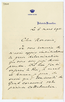 Lettera di BEYENS