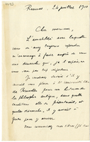 Lettera di  BREHIER