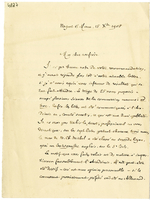 Lettera di  BOUCHE-LECLERCQ