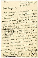 Lettera di  LEVI DELLA VIDA