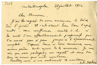 Lettera di  DE JERPHANION