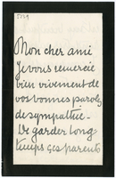 Lettera di  DE SALAINE