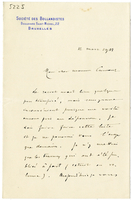 Lettera di  DELEHAYE