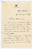 Lettera di BEYENS